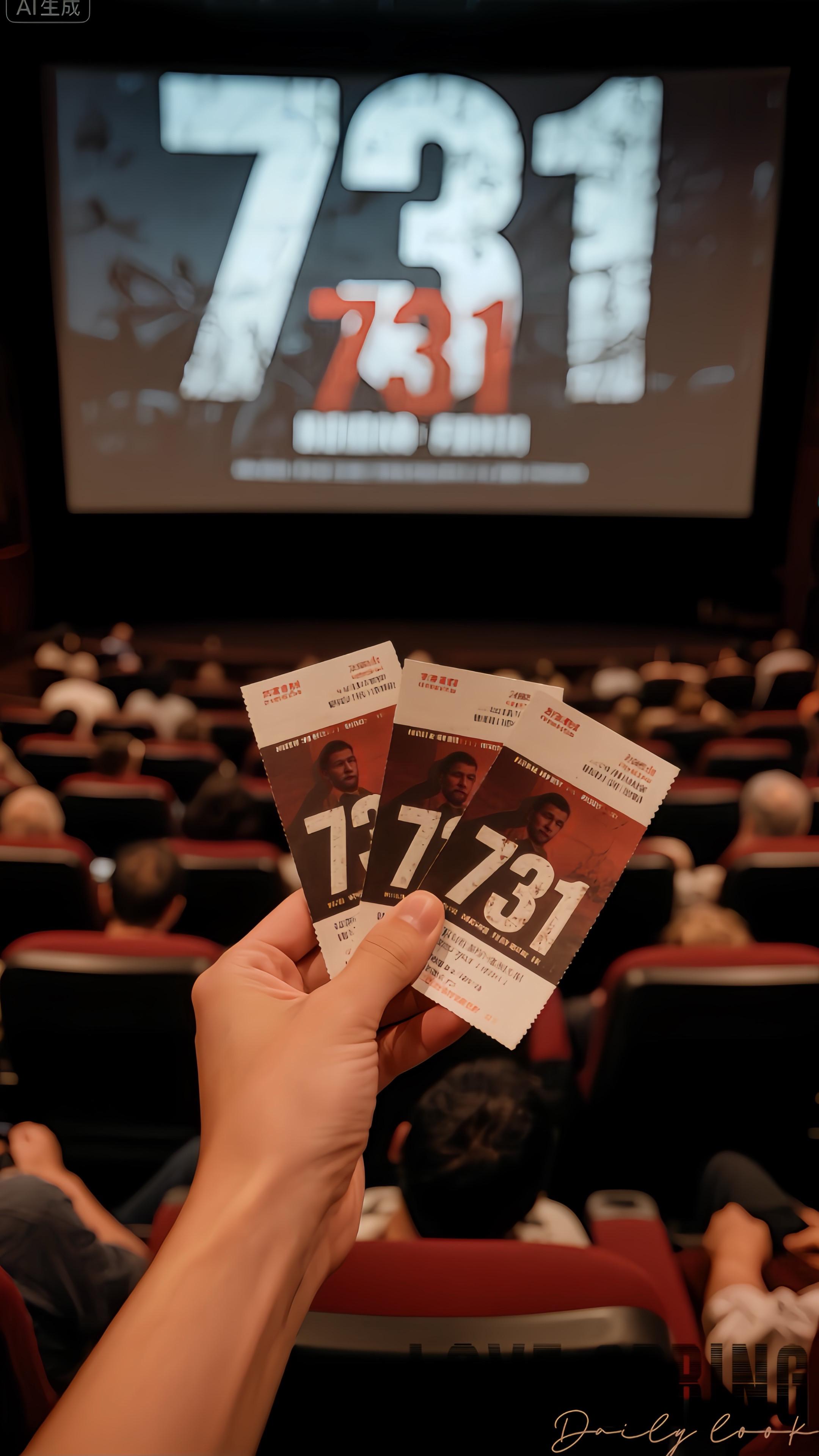 #电影🎬 看《731》电影,铭记历史缅怀先辈#电影观后感 #一起看电影 #上热搜 #热爱祖国