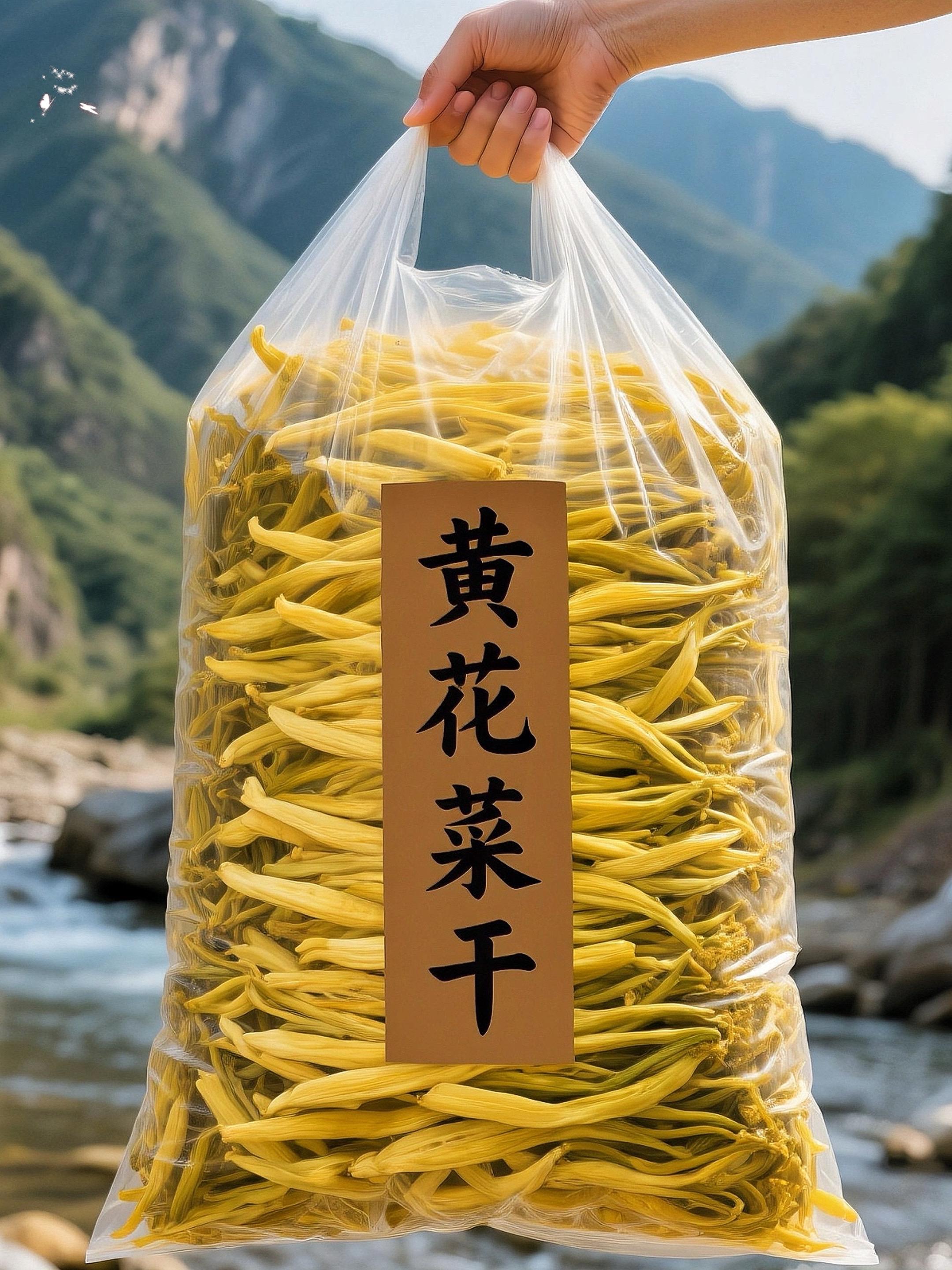 农家黄花菜干货 来自农家的黄花菜干货,是大自然的珍贵馈赠!清晨带露采摘,经传统日晒精心晾晒。无添加、原生态,保留天然营养。无论是煲汤提鲜,还是凉拌入味,它都能展现独特风味,口感柔韧,清香悠长,为您的餐桌增添质朴又美味的农家风情~#黄花菜#优质农产品#营养丰富#好吃又营养#超便宜超划算