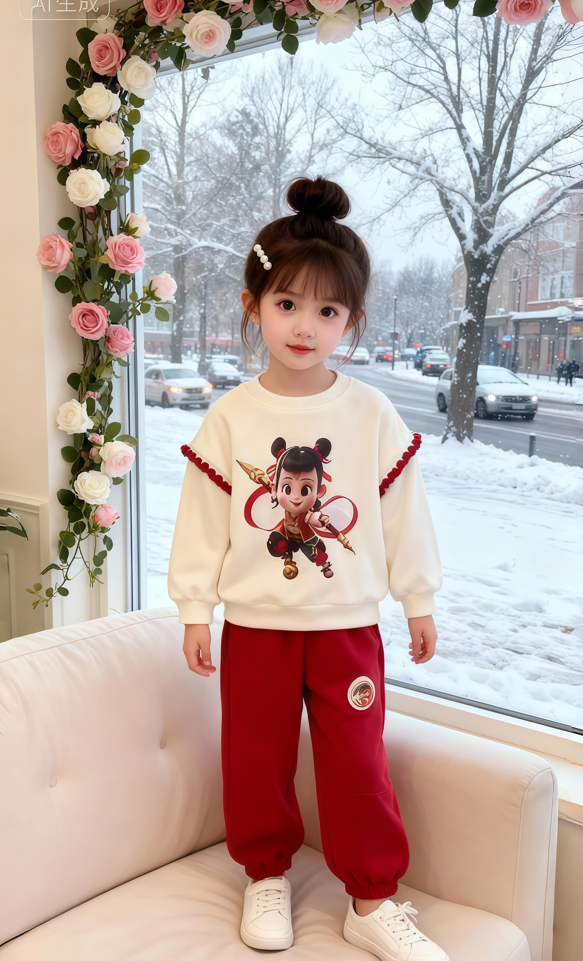 #女童秋冬套装 #哪吒风 #加绒卫衣  #洋气时髦#刚给你买了小秋衣 你又要小绒衣 @抖加🔥上热门🔥dou+🔥热点宝 @抖音Dou+上热门 @抖加上热门