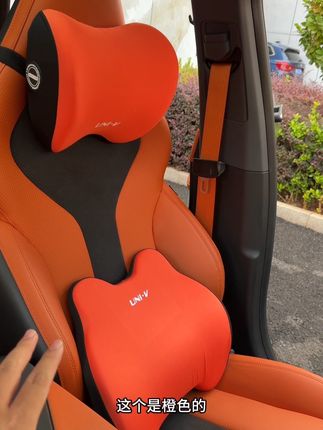 运动座椅专用双排卡扣头枕腰靠,记忆棉头枕,不起球不掉色,颜值还高,左下角安排#专车专用#汽车头枕#汽车好物 #汽车用品