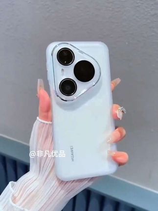 华为P80简约透明软壳#强烈推荐 #手机壳 #潮牌手机壳 #手机数码 #防摔手机壳