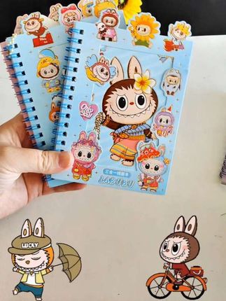 这个贴纸哪个小女孩不爱呢#手帐贴纸 #拉布布 #贴纸 #手工diy