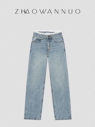 ZHAO WANNUO 丨a*w25春夏 双腰头显瘦修身牛仔裤NC0553#专柜品质 #显瘦穿搭 #小个子穿搭 #牛仔裤 #高级感穿搭