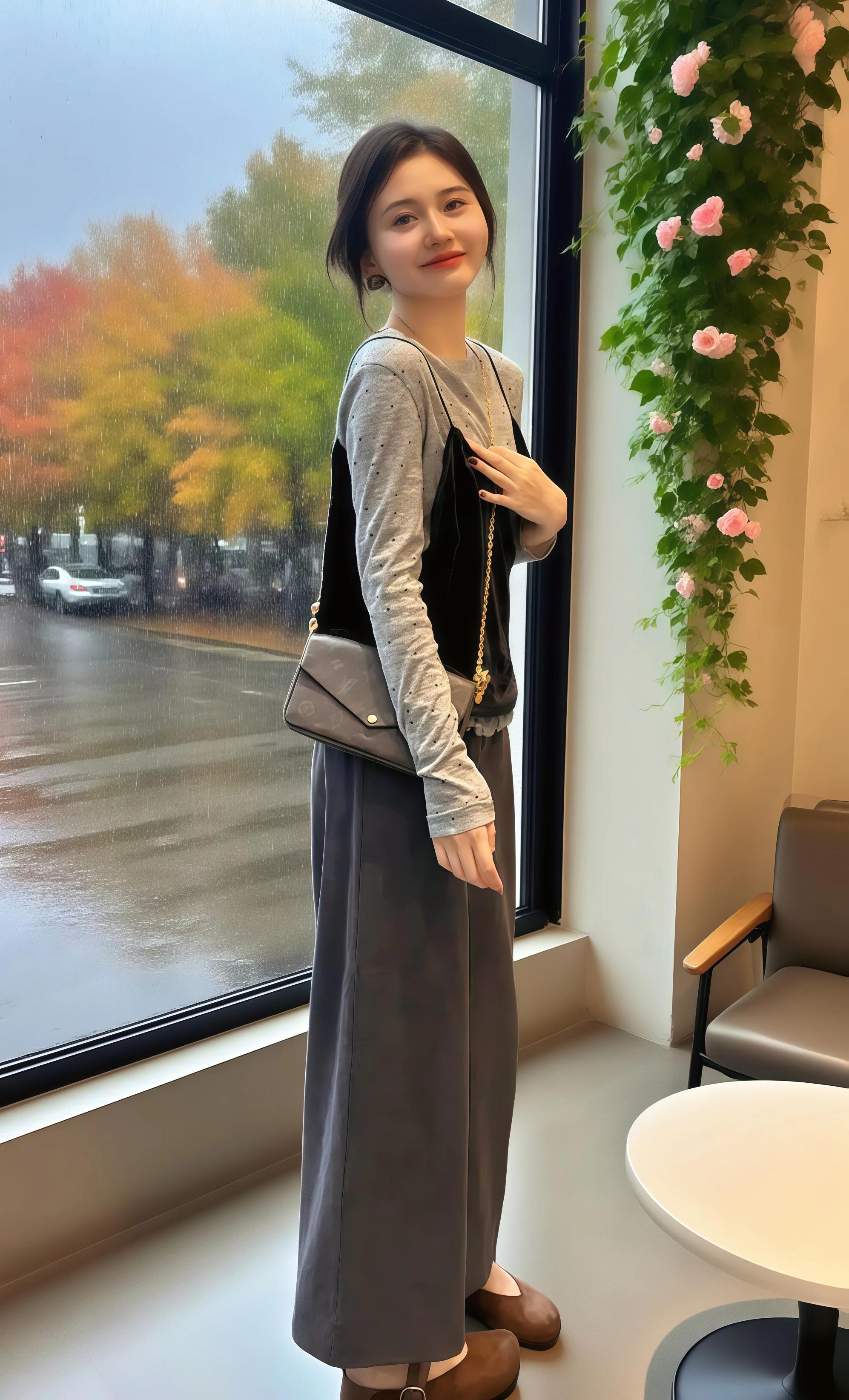 #小个子显高显瘦穿搭 #高级感穿搭 #慵懒风穿搭 #秋日氛围感穿搭 #早秋不费力显贵穿搭