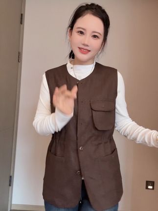 最喜欢的秋天来了,高品质苎麻外套你们可以各种搭配,M120斤,L140斤!#精品时尚女装