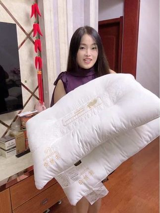 【买一送一同款枕芯】 护颈枕枕头枕芯家用护颈椎助睡眠学生宿舍#居家好物分享 #家纺家居