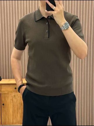 #品质男装 #男士穿搭 #翻领针织polo衫
