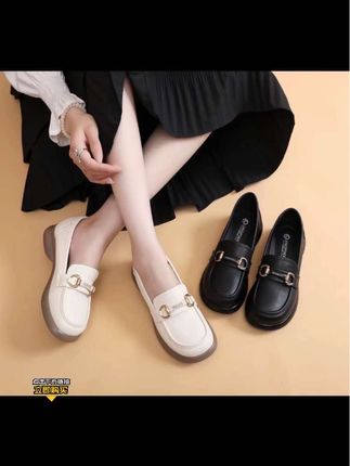 【朵苮品牌】春秋厚底英伦百搭小皮鞋女单鞋女新款真软底软面#乐福鞋 #软底软面穿上超舒服 #小皮鞋 #好穿不累脚 #女鞋