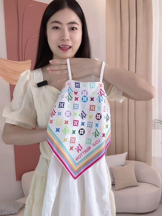 女童度假风吊带套装#女童套装#生女儿就要这样穿 #度假风穿搭 #旅行穿搭 #小众设计感