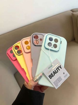 简约高级的新款纯色护镜框手机壳,防摔耐磨,多色可选,高级感拉满!#高级感 #这个手机壳真的长在我心巴上了#手机壳