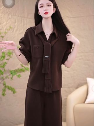 #提前分享我的秋季穿搭 #高级感穿搭 #穿衣显瘦 秋季时尚气质法式+2025新款高级感通勤风遮肉显瘦套装两件套#减龄气质 #减龄显瘦穿搭