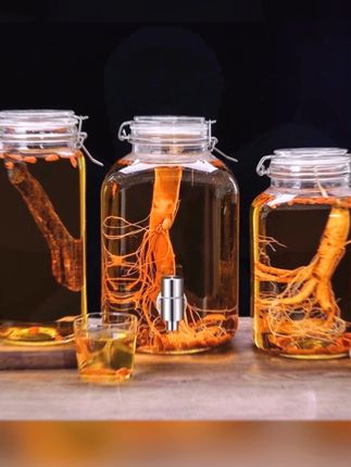 泡酒玻璃瓶子食品级高档密封酒坛子装酒容器药酒罐专用白酒瓶空瓶 #泡酒瓶 #空酒瓶 #分装瓶