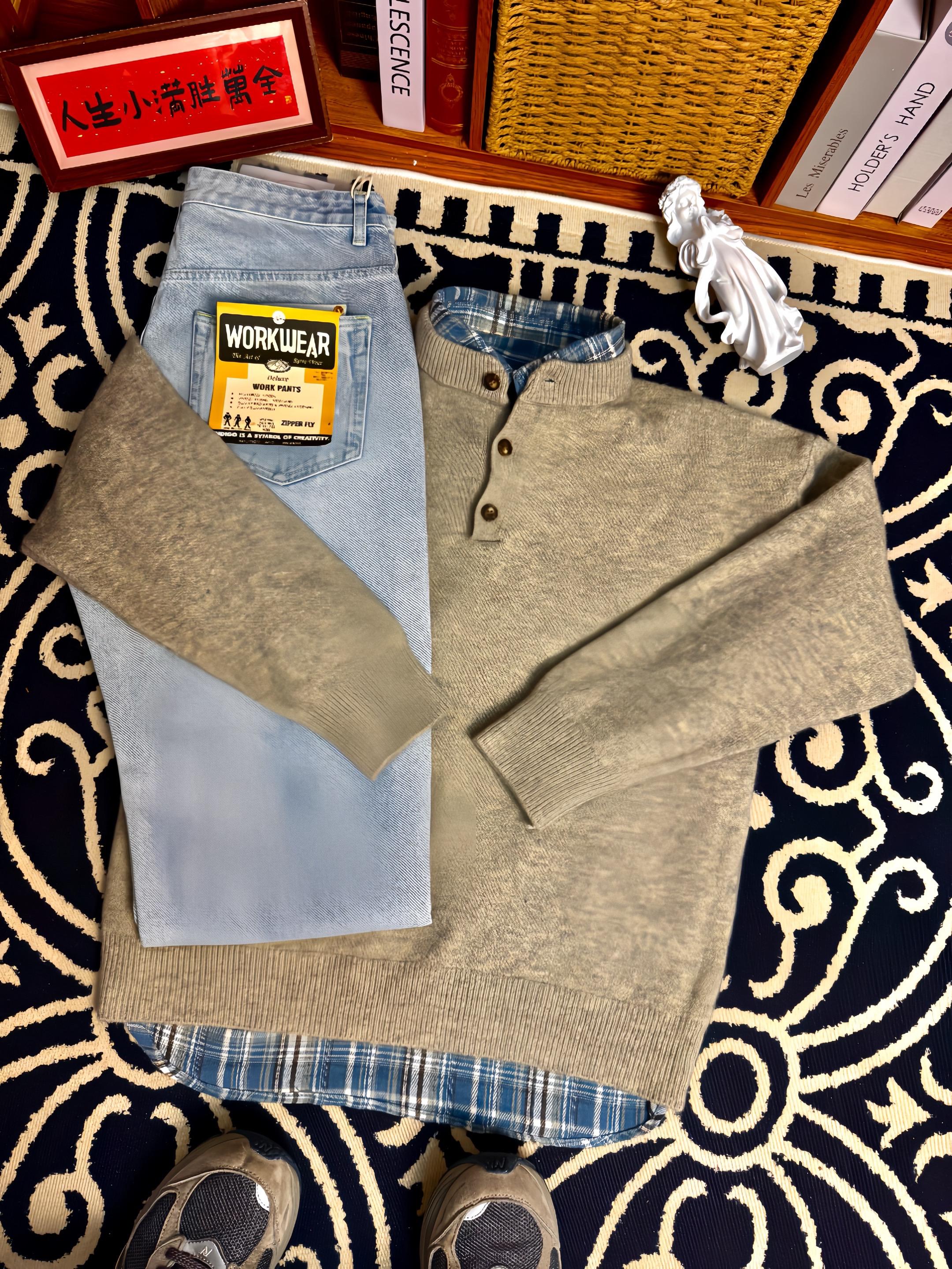 分享一条喜欢的秋冬毛衣#男生秋冬穿搭配色#毛衣#ootd穿搭#谁穿穿谁好看#秋冬穿搭