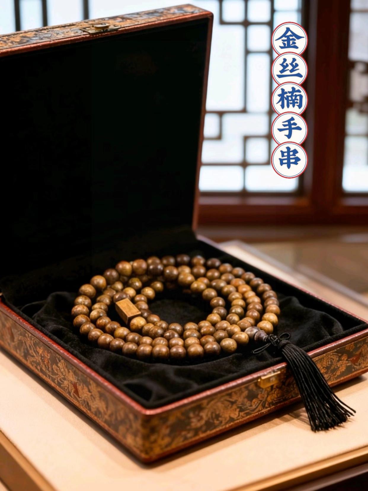 #传承传统工艺 #金丝楠手串 #手串