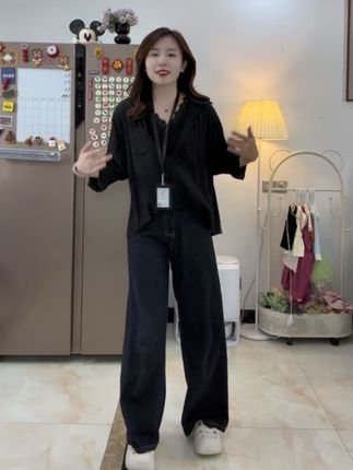 大码显瘦高品质假两件通勤衬衫#大码女装 #显瘦穿搭 #衬衫穿搭 #秋季上新