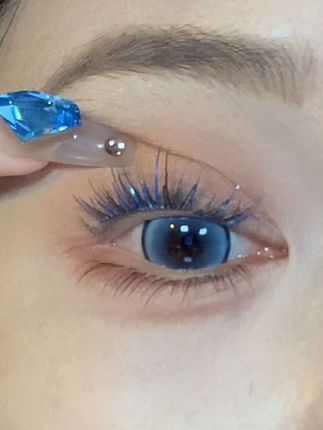 夏日蓝眼泪睫毛真的美哭我了!! #睫毛精 #睫毛 #美妆