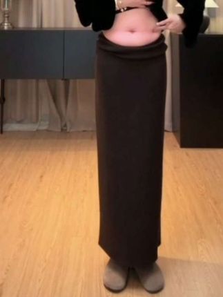 秋款时尚百搭羊绒半身裙#休闲女装 #半身裙