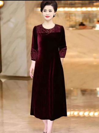 #大码喜婆婆喜妈妈婚宴礼服#喜婆婆装#婚宴穿搭#敬酒服#晚礼服