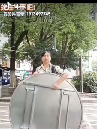 #开心姐好物#不锈钢桌面折叠桌烧烤桌大排档餐桌出租房农村家用