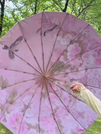 #创作灵感 这款#国风雨伞 也太美了吧,拍照也是嘎嘎出片!#新中式雨伞 #中国风雨伞 #晴雨两用伞