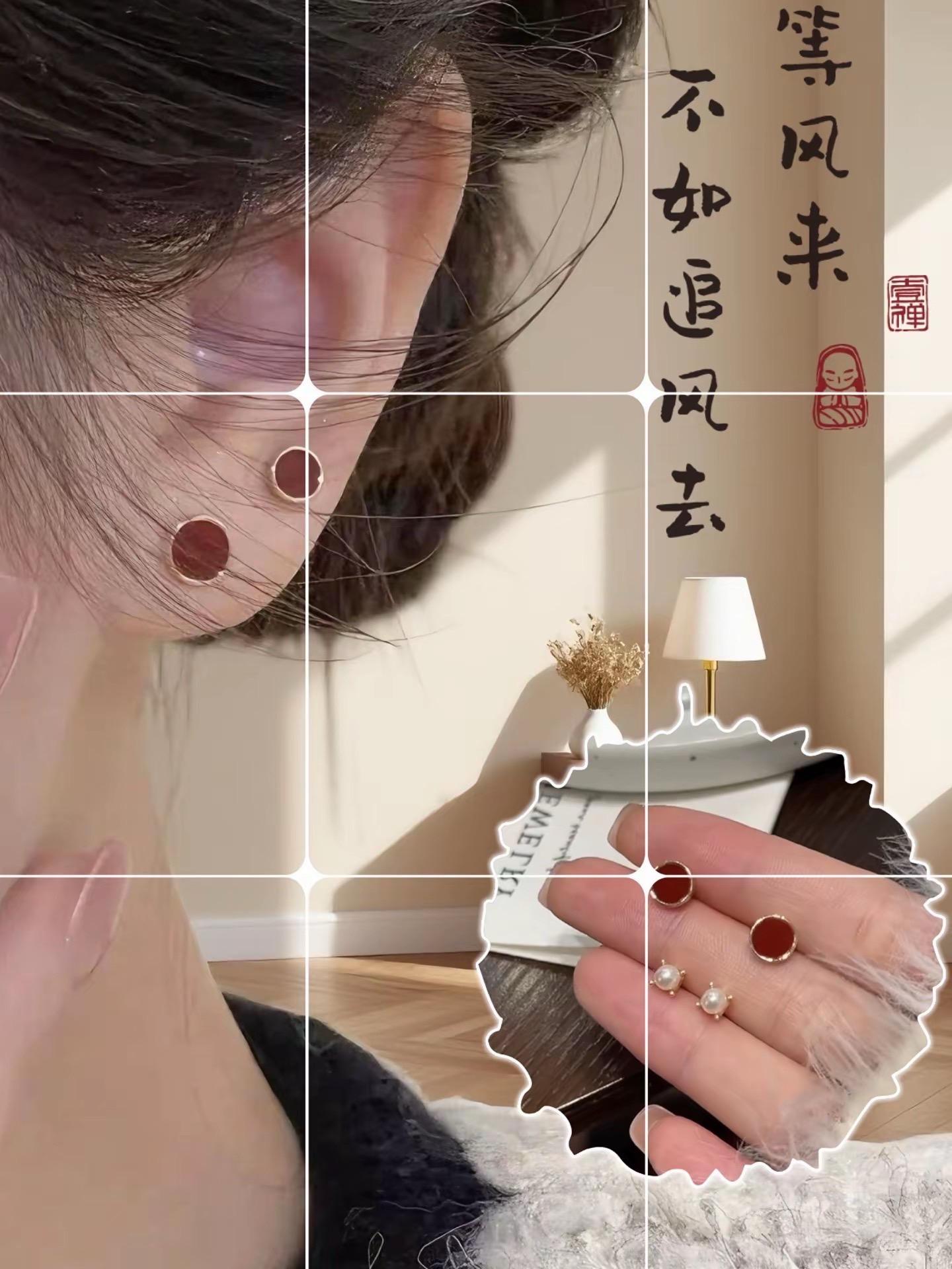 ✨谁懂啊!被这对耳钉狠狠戳中审美点,酒红色圆环复古又吸睛,搭配珍珠小耳钉,精致感直接拉满,戴上去一整个温柔住~ #耳钉推荐 #宝藏饰品大公开 #精致女孩必备