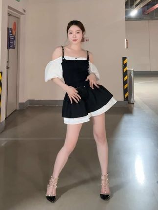 都让我穿高跟鞋跳~