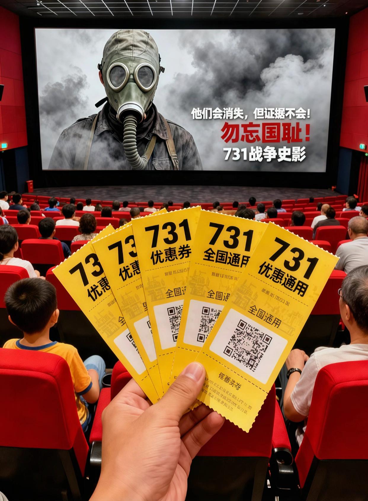 #731电影上映#一起看电影#铭记历史 #吾辈自强