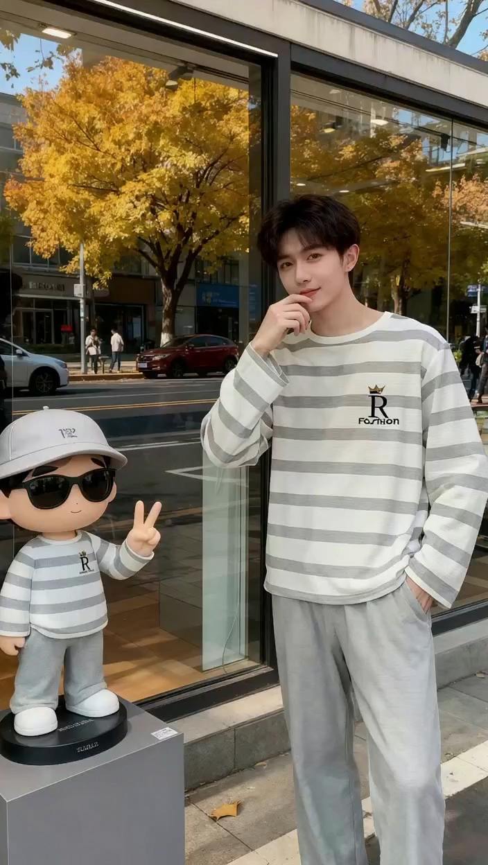 #家居服睡衣套装#阳光帅气#阳光帅气的宝藏男#柔软舒适#高颜值