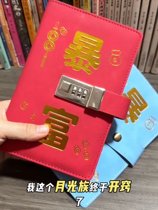 2025新款暴富现金存钱本,密码存钱本#存钱本 #密码存钱本