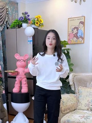 简单大气的卫衣!早秋款,精梳棉面料很有质感!#卫衣 #休闲穿搭 #早秋卫衣