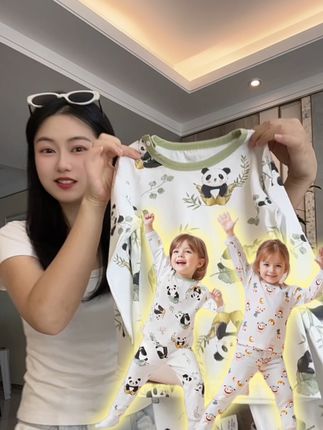 真怕你们下手晚就抢不到了#婧麒 纯棉秋衣裤套装,还是A类高品质的,闭眼冲都不会错#家居服套装 #睡衣家居服 #秋衣秋裤 #儿童秋衣秋裤