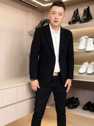 秋冬简约商务休闲双面呢羊毛西服外套,面料柔软舒适透气、商务休闲穿搭、#只做高品质 #男士外套 #羊毛西服 5858