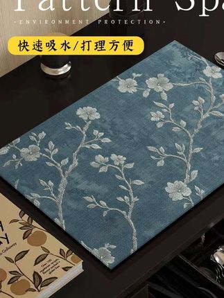 中古风家用好打理仿亚麻餐垫桌垫吸水防滑好打理#餐垫 #日用百货 #好用不贵经济实惠 #吸水餐垫 #超值好物省心选