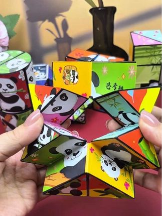 百变魔方激发孩子对几何图形的探索欲。#玩具 #益智玩具 #孩子玩具 #百变魔方 #儿童玩具