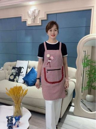 【棉布围裙厨房专用家用做饭耐脏纯棉肩带围腰男女款上班干活工作服】#围裙#这也太美了吧 #宝妈#厨房好物#超便宜超划算 @DOU+小助手 @巨量千川
