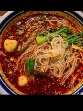 【5袋】辛桥食品 西安红油麻辣细米线真空装210克#香辣过瘾 #麻辣米线 #米线 #麻辣米线太好吃了