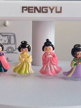 好治愈的大唐女孩摆件,放在车里显示屏 电动车上 家里电视机电脑上都特别特别好看#车载摆件#创意摆件