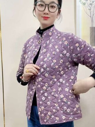 妈妈装德绒中袖棉衣超柔保暖秋冬季半袖女士棉马甲老年人棉袄外套#保暖棉服 #半袖棉服 #好物推荐🔥 #穿搭