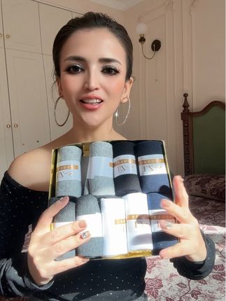 你听说过#防臭袜 吗哇塞有这么神奇吗这个#中筒袜 呃要不试一下吧我先来@DOU+上热门 @古丽亚超好运 @抖音小助手