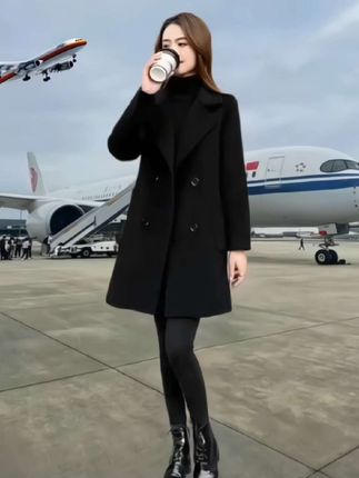 中长款外套 #服装搭配 #时尚洋气 #巨量千川