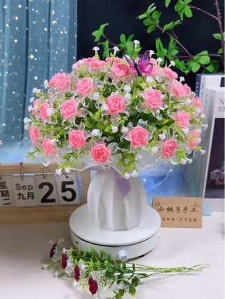 总有人觉得你不够好,也总有人觉得你哪哪都好,其实一切随意就好 #手工diy #永生玫瑰花 #生日礼物 #一学就会系列 #一束花的仪式感