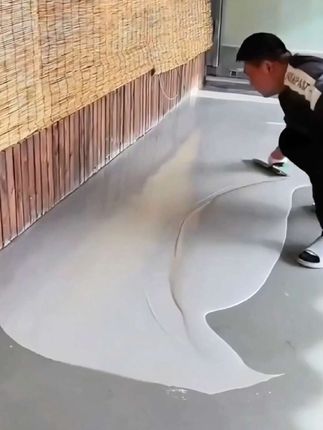三合一环氧自流平地坪漆防水耐磨适用于室内外通用#地坪漆 #环氧地坪漆 #三合一地坪漆 #地面翻新 #旧房改造
