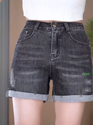 #显高显瘦显腿长 #强烈推荐 #牛仔短裤 #牛仔短裤女