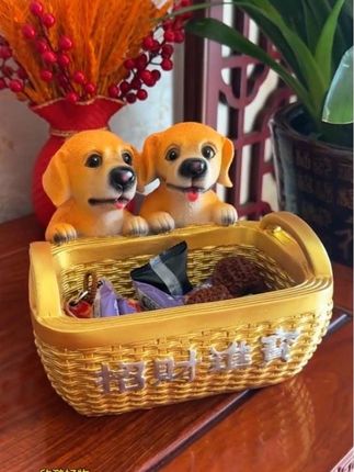 #狗狗摆件 #狗狗收纳摆件 #狗狗钥匙收纳摆件 #装饰品摆件 #入户门摆件