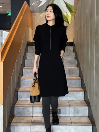 【一页纸】Mayya Plus麦芽定制气质显瘦流光风针织连衣裙32537189#时尚穿搭 #早秋搭配 #好物推荐🔥 #谁穿谁好看系列 #高级感穿搭