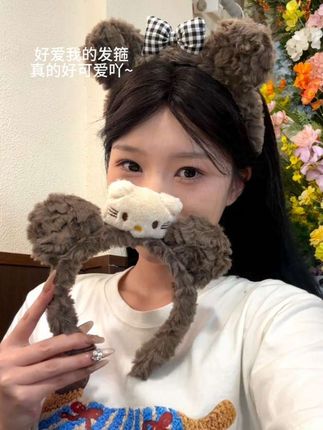 我的发箍好可爱吖 爱了爱了#少女心好物 #也太可爱了吧 #发箍 #发箍这样戴好美 #网红发饰