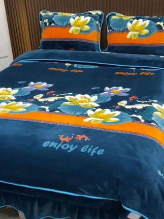 #床上四件套 #牛奶绒四件套 #双面绒 #牛奶绒 #床上用品