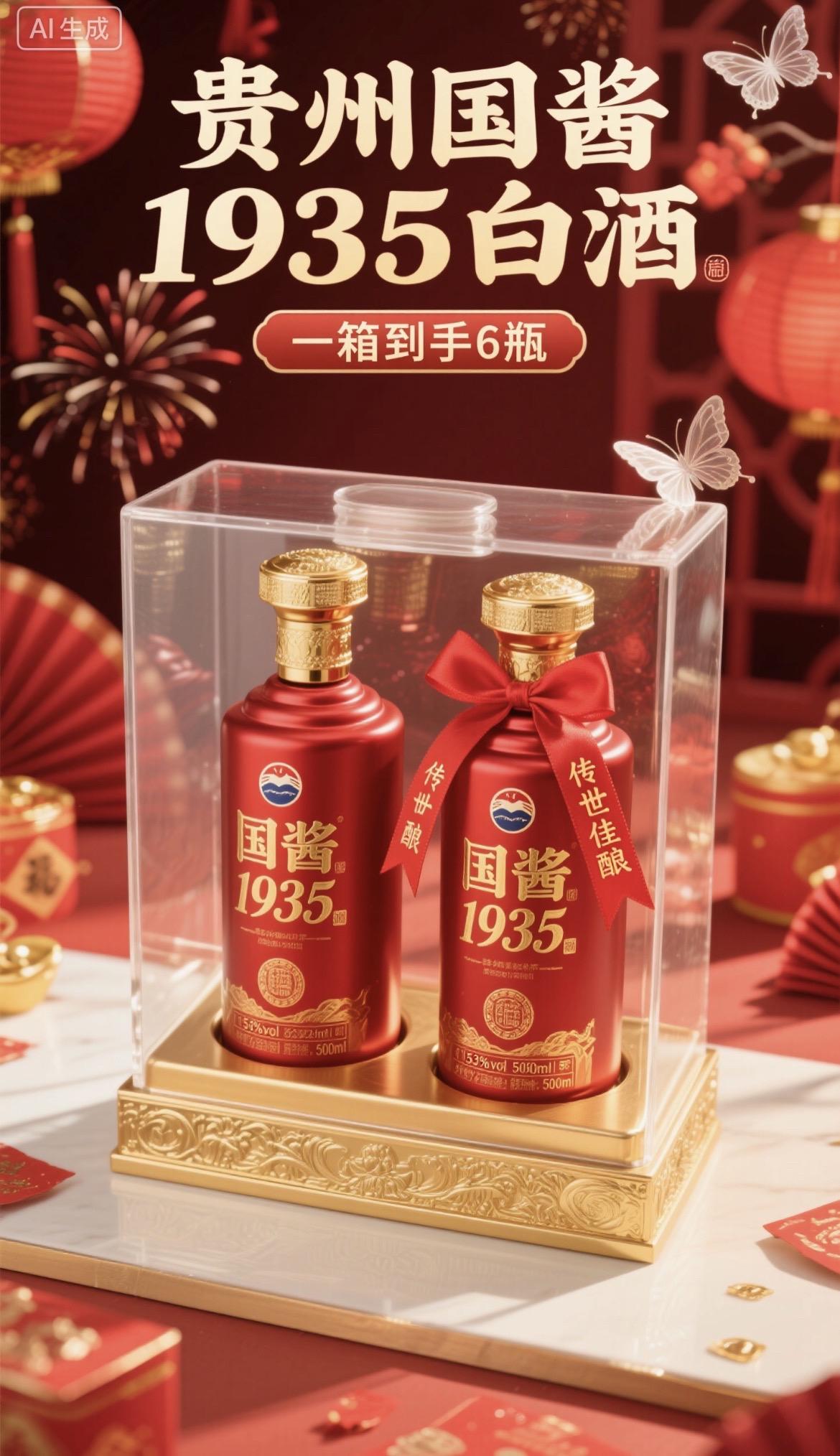 贵州国酱1935酱香型53度白酒一箱6瓶。下班回家的餐桌、周未小聚的客厅、节日团圆的饭席......总少不了一瓶能暖场的好酒。国酱酱香1935,53度酱香型白酒整箱6瓶装,红瓶金标透着喜庆,开盖就是粮食发酵的醇厚香。周末炒俩下酒菜,跟兄弟碰杯时“叮”一声脆响,酒液顺喉而下不辣嗓,空杯隔夜还留着麦香。过日子不求花哨,就图这口实在滋味。 从灶台到餐桌,它早成了生活里随叫随到的“老伙计”。#酒文化 #酒水 #白酒#纯粮酿造#老酒