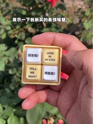 当我拿出这个的时候,吵架能不能吵的赢~哈哈哈#玩个很新的东西 #嘴替 #挂件 #回答我 #吵架神器