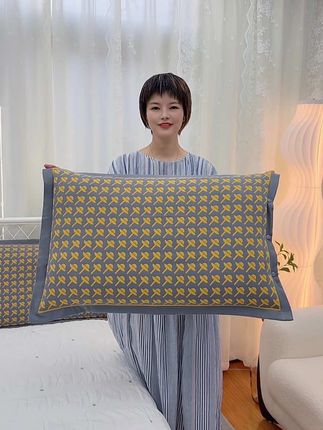 家里枕头发黄有异味的 可以试试这款隔汗纱布枕套 #枕巾枕套二合一 隔离头油口水亲肤透气 #纯棉纱布枕套 #面料柔软舒适 #侧面按扣全包款式枕套 #好物推荐🔥 家用成人单人枕头套推荐种草